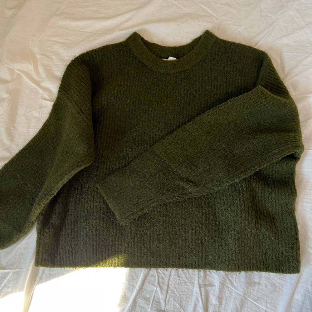 Cropped knit top from Topshop